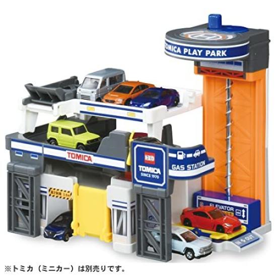 TAKARA TOMY Tomica Раскладывающийся и Убирающийся Игровой Парк Мини-Машинка Игрушка 3 и Давайте Играть! (Возраст вверх)
