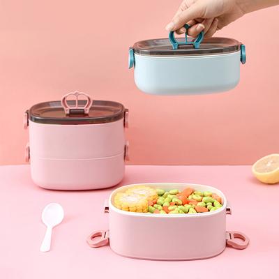 MeyJig Healthy Material Lunch Box 3 слоя герметичный пищевой контейнер микроволновая печь Bento Box салат фруктовый контейнер