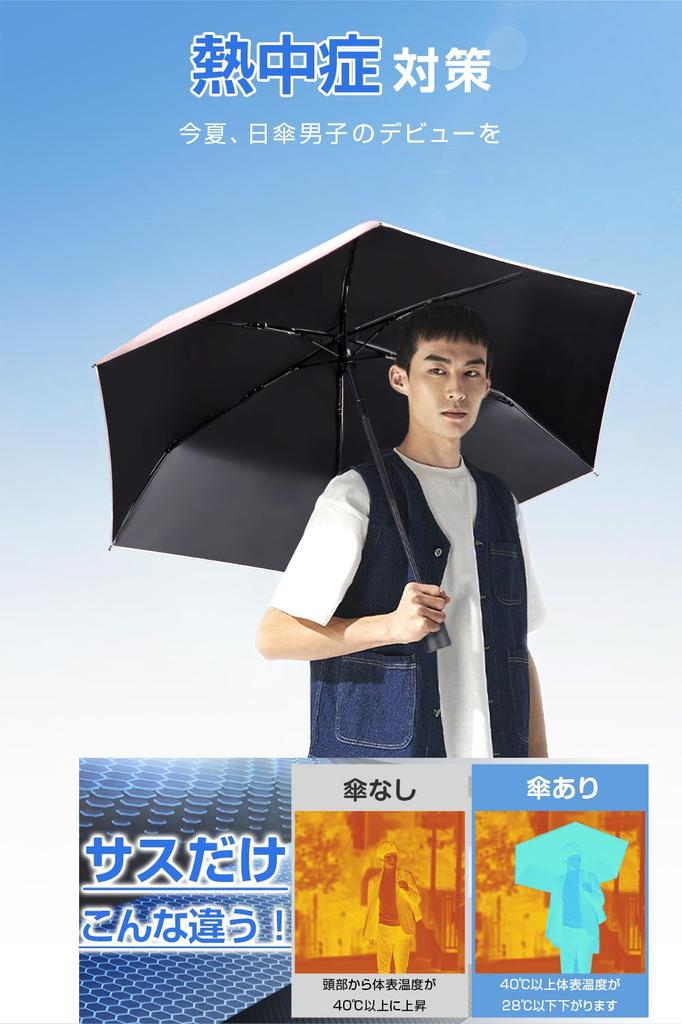 Зонт с подсветкой JIS сертифицированный складной зонт с защитой от ультрафиолета, светозащитой, защитой от тепла, 6-реберный складной зонт с автоматическим управлением одним нажатием кнопки