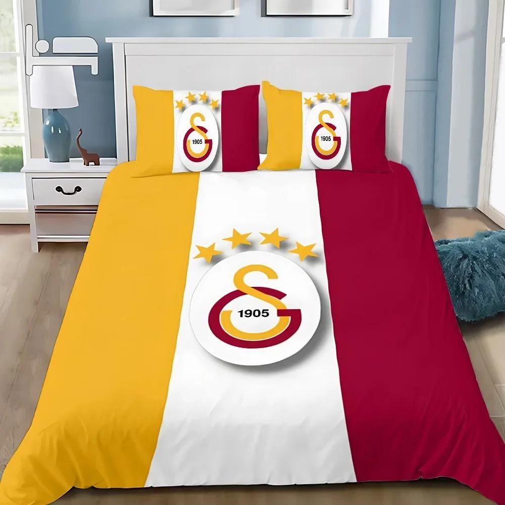 Футбольный клуб G-Galatasarays Постельное белье Мягкое покрывало-одеяло С 1/2 наволочками Для детей Взрослых Микрофибра Покрывало для одеяла