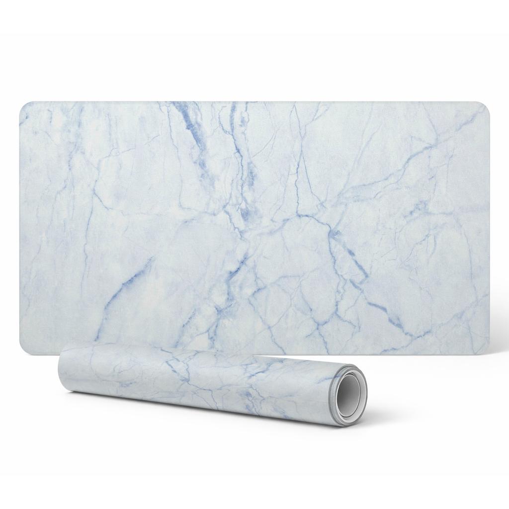 Universal Protective Mat for Computer Equipment Marble Lines 90x45 cm