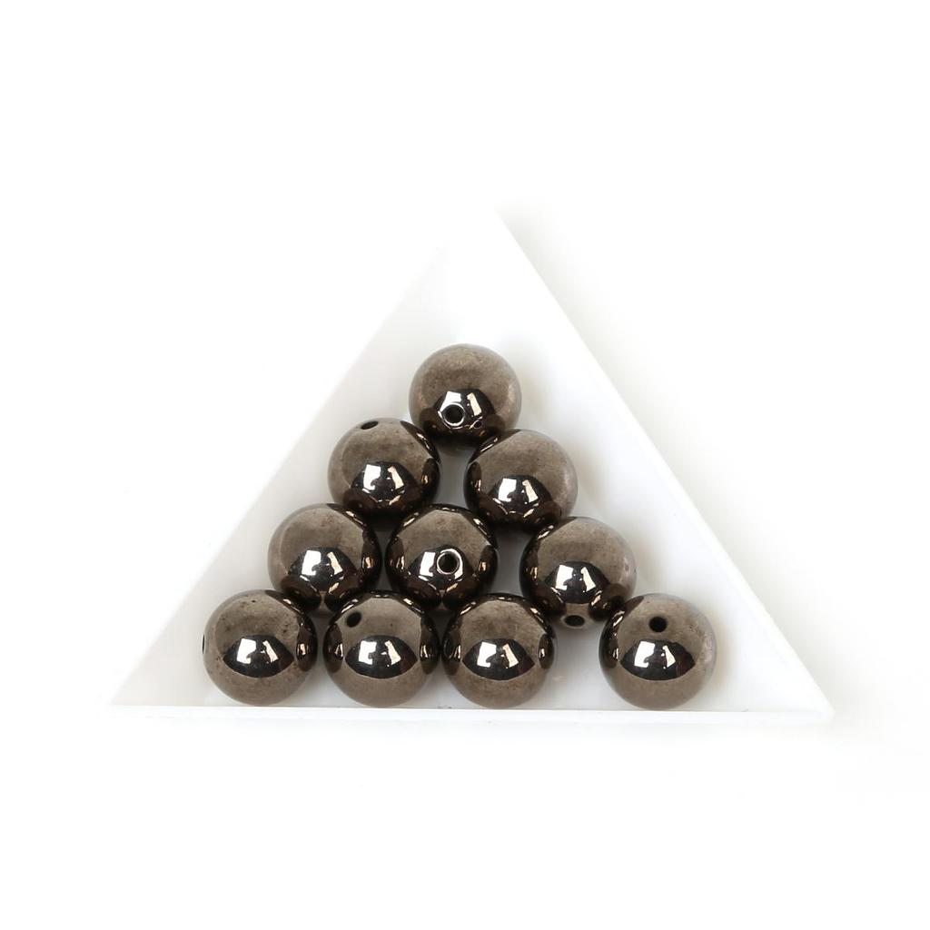 4/6/8/10/12 мм цветные пластиковые круглые бусины для изготовления ювелирных изделий DIY браслет ожерелье серьги