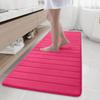 Olanly Soft Memory Foam Bathroom Bath Mat Absorbent Non-Slip Bath Mat Washable Comfortable Bath Mat Easy to Dry For Bathroom Rug