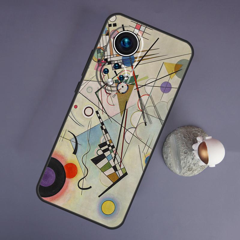 Чехол с изображением Василия Кандинского для Huawei Honor Magic 5 Lite 70 50 X8 X9 a P20 P30 P40 P50 P60 Pro P Smart Nova 9 5T