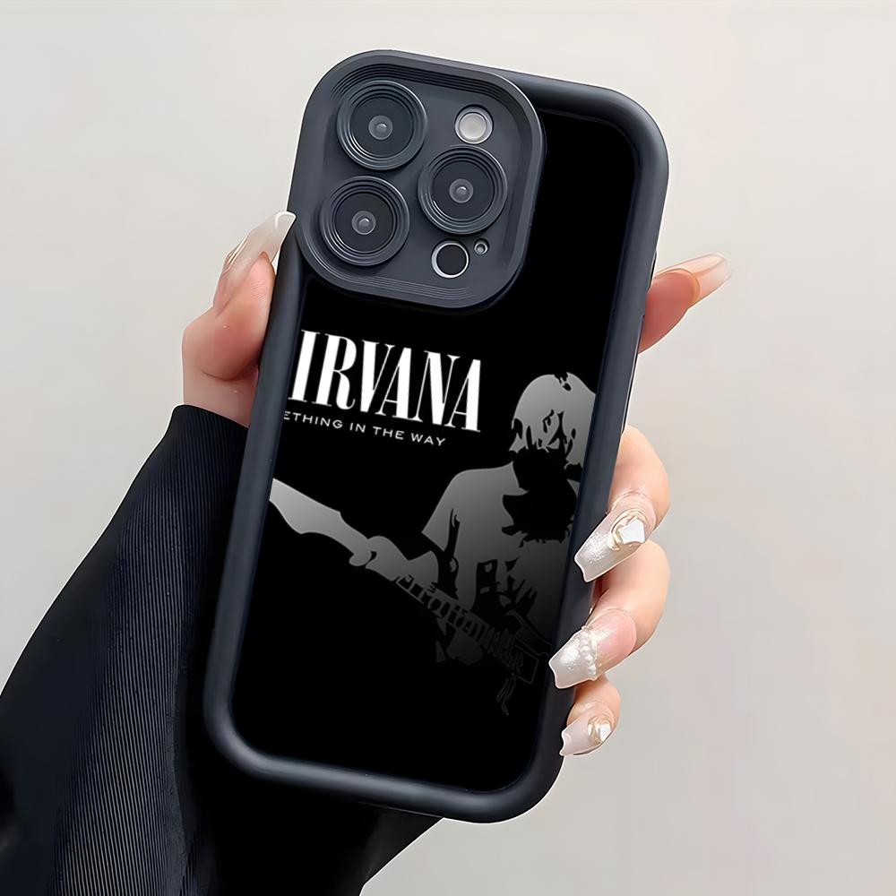 Чехол для телефона Rock Band N-Nirvana Для IPhone 17 Pro Max 15 Pro 16 14 Plus 12 13 Mini 11 Pro Ударопрочный чехол