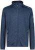 Куртка CMP Knit-Tech-Fleece Mesh (30H5887) Man Jacket dusty blue-b.blue