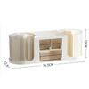 Double Rotation Drawer Pen Holder Desk Stationery Storage Pencil Container  Students