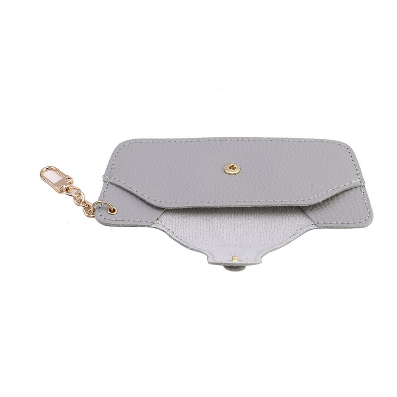 Sunglasses Case Glasses Accessories Solid Color Simple Universal Pressure Resistant Leather Portable Sunglasses Storage Bag