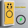 For Magsafe Magnetic Frameless Hard PC Case for Xiaomi 15 Ultra Mi15pro Wireless Charging Shockproof Cover for Xiaomi 15ultra