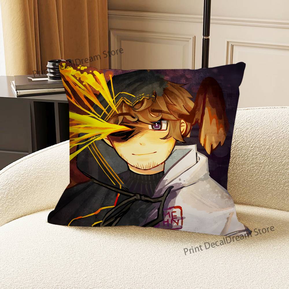 Shedletsky Fanart Pillow Case Ultra Soft Skin Friendly Fabric Cloud Like Comfort & Concealed Zipper