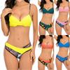 SummerBeach Bikini Sexy Split Swimsuit Color Blocking Swimsuit