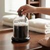 Plastic Dental Floss Case Clear Dome Lid Toothpick Storage Box Cotton Swab Jar  Living Room