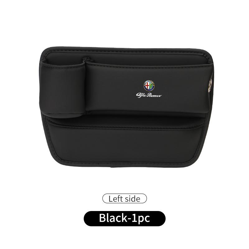 Car Seat Gap Storage Box Car Central Console Side Organizer Boxs For Alfa Romeo 159 Giulietta 156 147 Giulia Mito GT Stelvio
