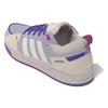 adidas Neo 100Дб Кожа Нескользящие Прочные Легкие Низкие Кеды Женские Кеды для Скейтбординга Фиолетовый Белый HQ4550