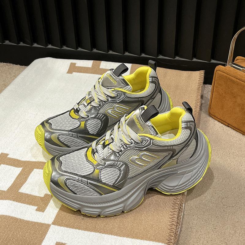 Paris dad shoes женские весна-лето 2025 новые 10XL цвета универсальные толстые подошвы подчеркивают легкость спорта и отдыха