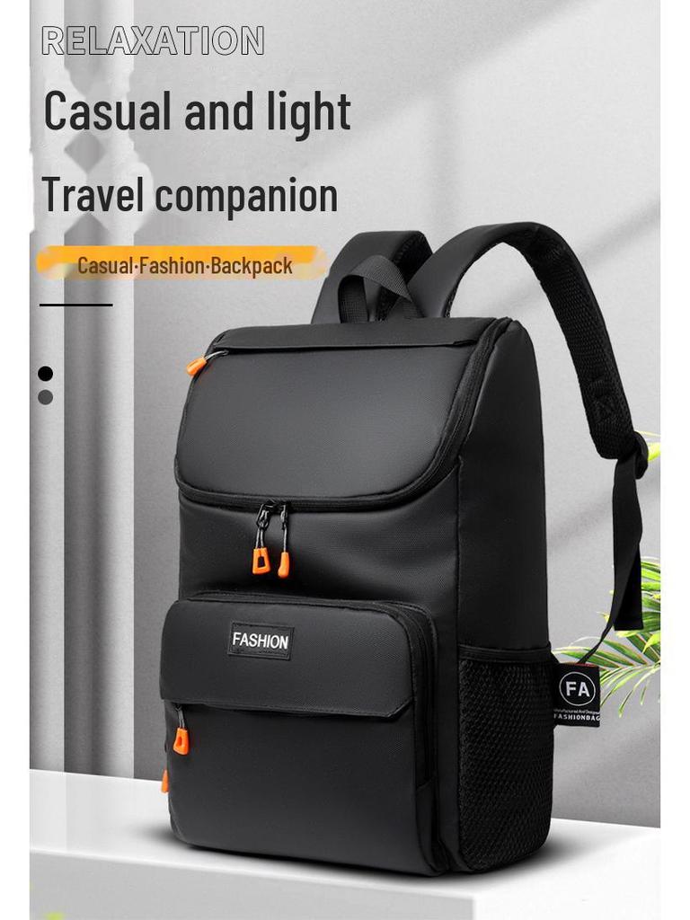 Мужской водонепроницаемый рюкзак большой вместимости для путешествий, школы, бизнеса и колледжа - в японском и корейском стиле