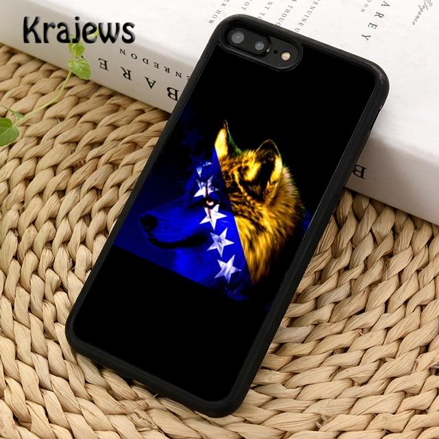 Чехол для телефона Krajews с флагом Боснии и Герцеговины для iPhone 14 5 SE 6s 7 8 plus X XR XS 11 12 13 pro max Samsung S21 S22 ultra