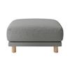 MUJI Heather Gray Cotton Canvas Sofa Cover for Ottoman and Pocket Coil Sofas (44616550)