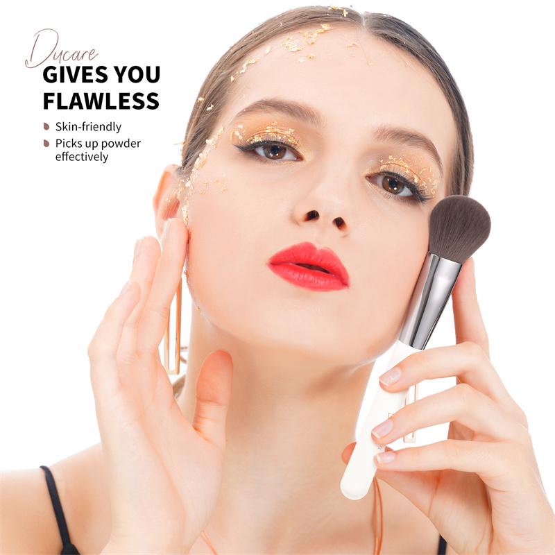 DUcare 8 шт., набор кистей для макияжа, румяна, тени для век, консилер, косметика для губ, макияж для начинающих, пудра, тональный крем, косметические инструменты с держателем