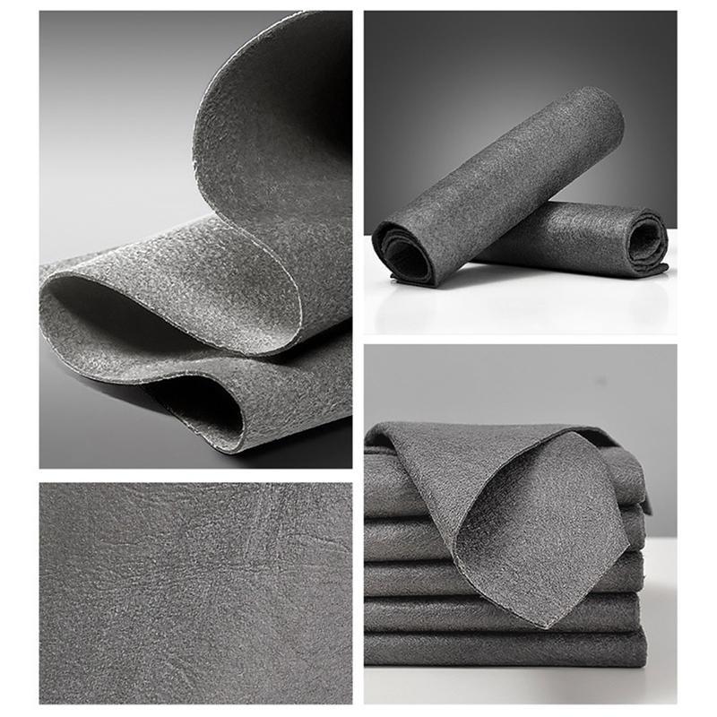 5Pcs Microfiber Magic Cleaning Cloth Glass Wiping Rags No Trace Cleaning Dish Cloth Tableware