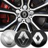 For Renault 2026 New Hub Caps 4Pcs 56mm 60mm 65mm Car Styling Wheel Center Hub Cap Badge Emblem Sticker For Renault Megane 2 Dus