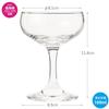 Toyo Sasaki Glass Champagne Glass Pull Ace Champagne 160ml Set of 6 Made In Japan Dishwasher Safe Commercial Glass 33034
