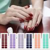 Nail Art Stickers Gel Nail Stickers Solid Color Semi-Cure Nail Art Stickers