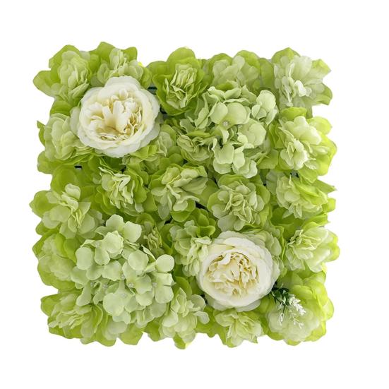 Artificial Rose Flower Wall Panel Wedding Bridal Baby Shower Party DIY Square 3D Floral Wall Backdrop Decoration Photography Adult Sex Wear