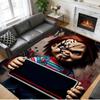 Anti‑Slip Crystal Velvet Floor Rug, Chucky Design Carpet for Indoor Living Bedroom Home Decoration