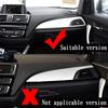 ABS Carbon Fiber Car Dashboard Side Air Outlet Panel Trim Cover For BMW 1 2 Series F20 F21 F22 F23 2012-2017 Interior Accessorie