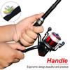 SOUGAYILANG Spinning Fishing Rod Reel Set Carbon Fiber Pole with Spinning Fishing Wheel for Freshwater Saltwater Fishing