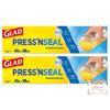 GLAD Seal Wrap 140 x Food Storage Large Bulk Purchase Press'n (43.4m 30cm) 2-Pack - Multi-purpose Wrap, Airtight, Capacity,