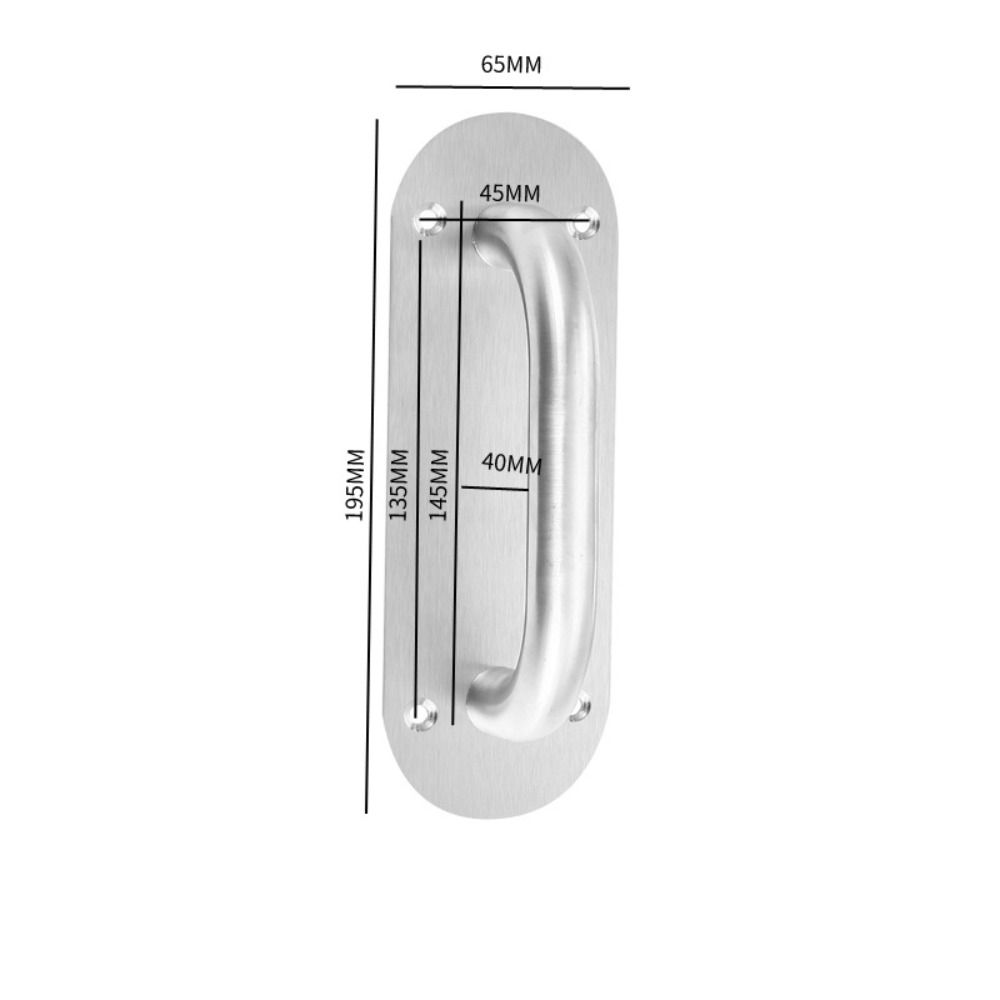 Stainless Steel Door Plate Handle Furniture Handle Gate Door Handle Hardware