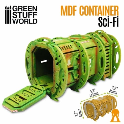 Green Stuff World Sci-Fi Container Pod Miniature Accessory GSWD-10320