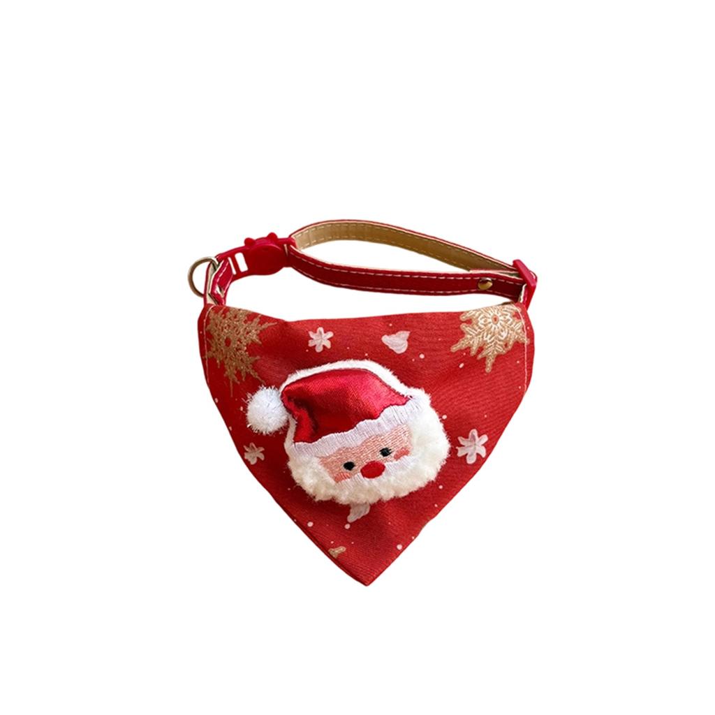 Christmas Pet Scarf Collar, Cute Pet Christmas Accessories Dog Collar