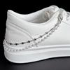 New Multifunctional Fashion Shoe Chain Personality All-match Star Love Pearl Double-layer Shoe Chain Punk Hip-hop Trend Accessories