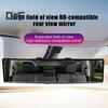 Car Convex Rearview Mirror Interior Clip-on Wide Angle Blind Spot Mirror Simple Installation Anti-glare Panoramic Rear View Mirror