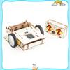 Wooden Assembled Remote Controlled Snake Combat Vehicle With Roller Set Toy