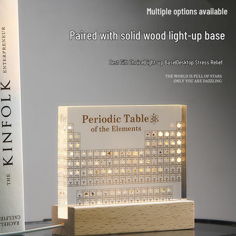 3D Periodic Table Model: Chemistry Teacher's Creative Desktop Ornament & Junior High School Educational Gift.