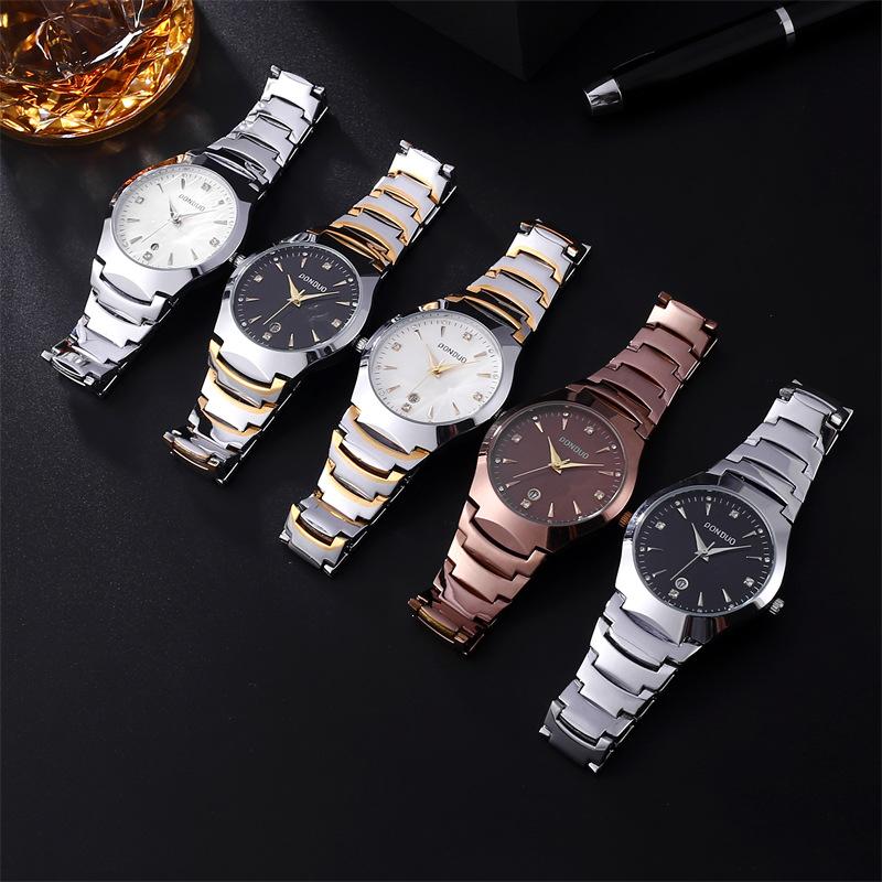 Новые мужские кварцевые часы, водонепроницаемые немеханические часы с трехградусным диском, деловые повседневные часы с календарем