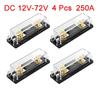 X Autohaux 4Pcs 0/2/4 Gauge Inline ANL Fuse Holder ANL Fuse Block With 200A 250A 300Amp  Electrical Protection Fusible For Cars