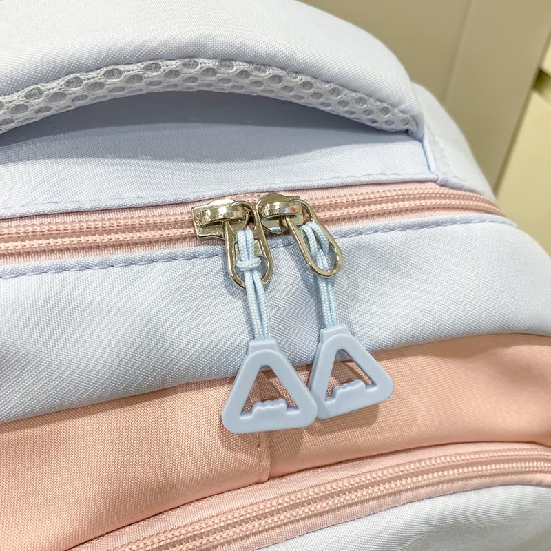 Рюкзак женский школьный рюкзак с цветными блоками большой вместимости для средней школы