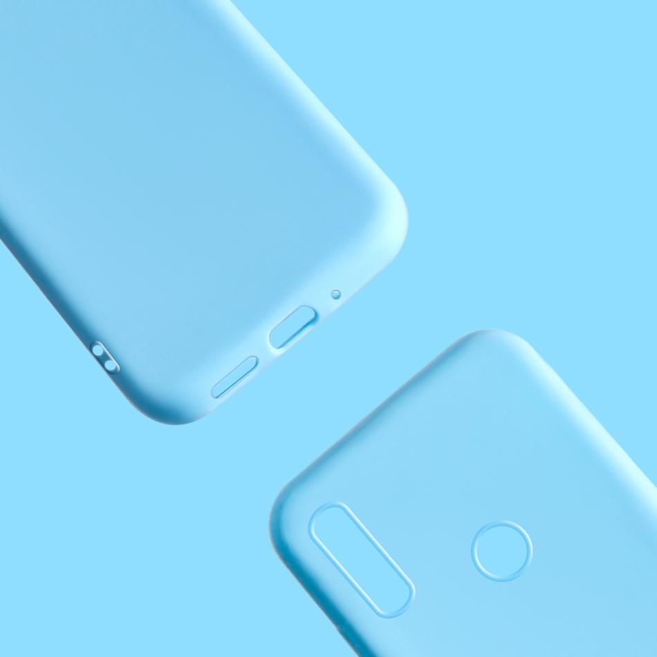 Чехол candy color для телефона Huawei Honor 8C Чехол-бампер Honor 8C 6.26 Мягкий силикон ТПУ Задние крышки для Huawei Honor 8C BKK-L21