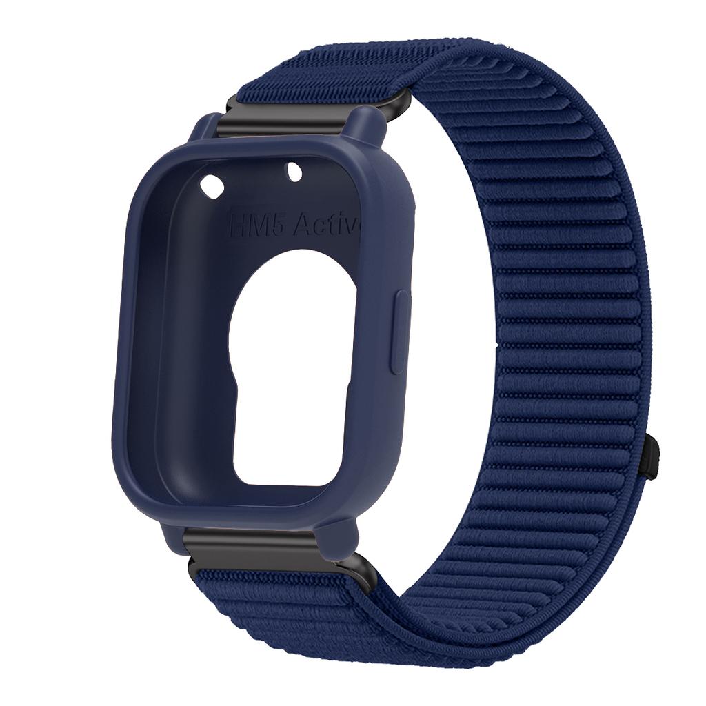 Чехол+Ремешок для Redmi Watch 5 Active/Lite Силиконовый чехол Нейлоновый ремешок для Redmi Band 5 Lite/Active Спортивный браслет Защитная пленка для экрана