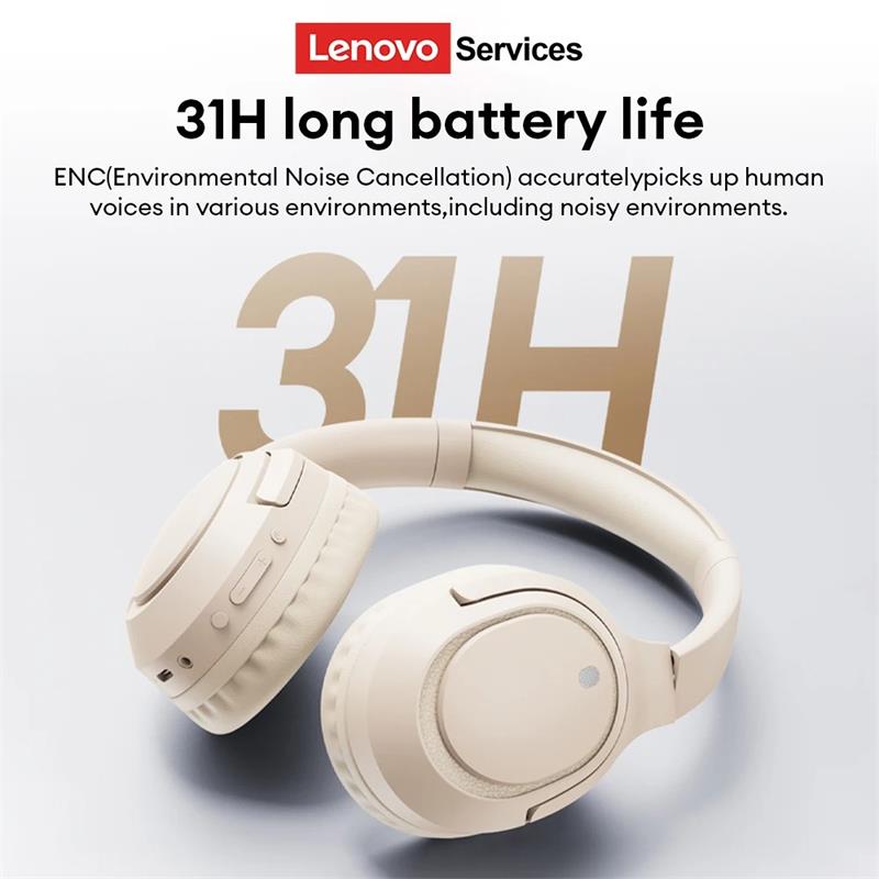 НОВЫЕ беспроводные наушники Lenovo LS103 Bluetooth-наушники 6.0 Складная гарнитура Спортивные наушники Игровая гарнитура 3D пространственное аудио