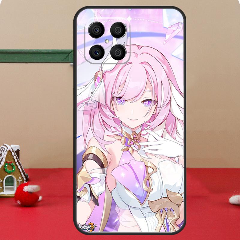 Чехол Elysia Honkai impact Для Honor Magic 8 5 6 7 Lite Honor 400 Pro 200 50 70 90 X8c X8a X8b X9a X9b X9c Чехол