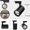 Светодиодный трековый светильник COB Track Lamp Rail Lighting для 20/30/40 Вт домашнего прожектора для магазина одежды в помещении, светильника для спальни