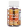 Vegan Magnesium Citrate Gummies, Natural Raspberry, 600mg, 60 Gummies (300mg Per Gummy)