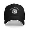 Персонализированная Бейсболка Route 66 Дорога Америки Хип-Хоп WoУнисекс Унисекс Регулируемая Кепка Папы Летние Кепки Snapback