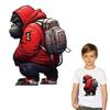 1pc Handsome Sports Gorilla Heat Transfer Sticker, DIY Iron-On Decals For Clothes, T-Shirt Making, Pillow Decorating, Clothing Supplies & Appliques